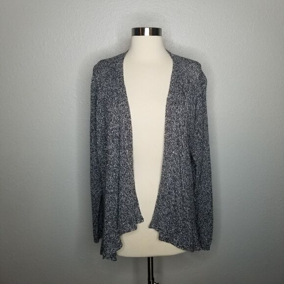 Eileen Fisher Organic Linen Knit Drape Cardigan Md - Picture 1 of 6